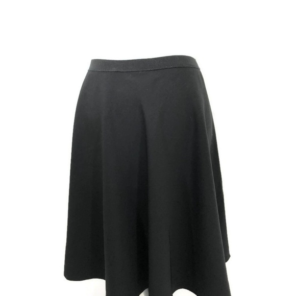 Tahari Women's Size 10 Circle Skirt Colorblock Black Gray Polyester Lined - Picture 6 of 8